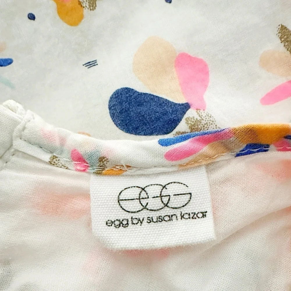 Egg by Susan Lazar | Pintucked Floral Baby Dress (12 mos) - Picture 7 of 7